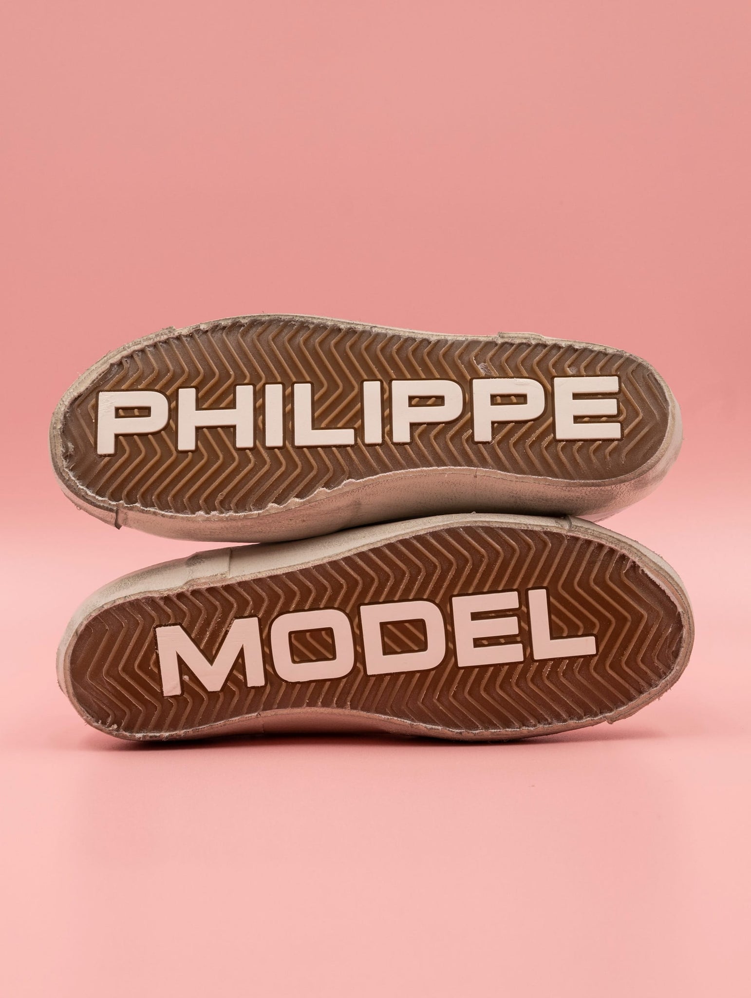 Sneakers Low Philippe Model Prsx Bianco e Naturale