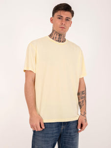 T-Shirt M/M Roberto Collina in Cotone Giallo