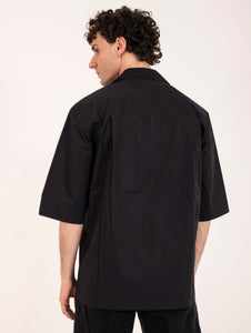 Overshirt M/M Roberto Collina in Cotone Nero