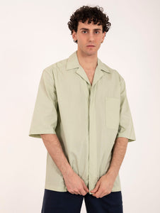 Overshirt M/M Roberto Collina in Cotone Verde