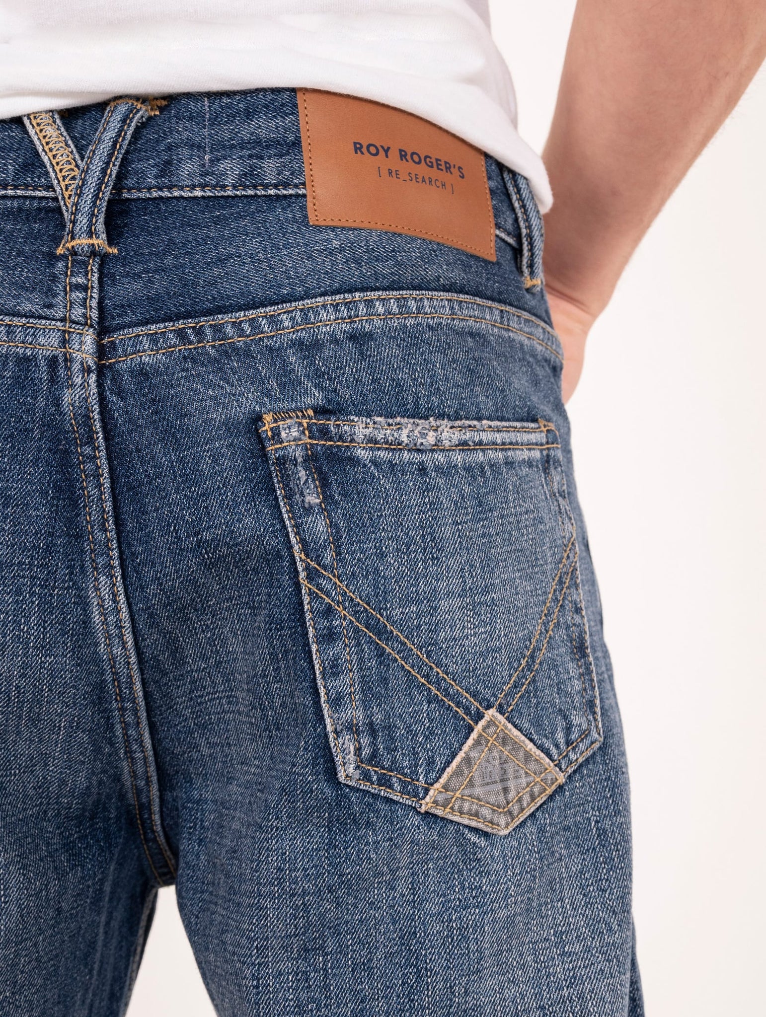 Jeans Roy Roger's Timeless Re-Search Denim Medio