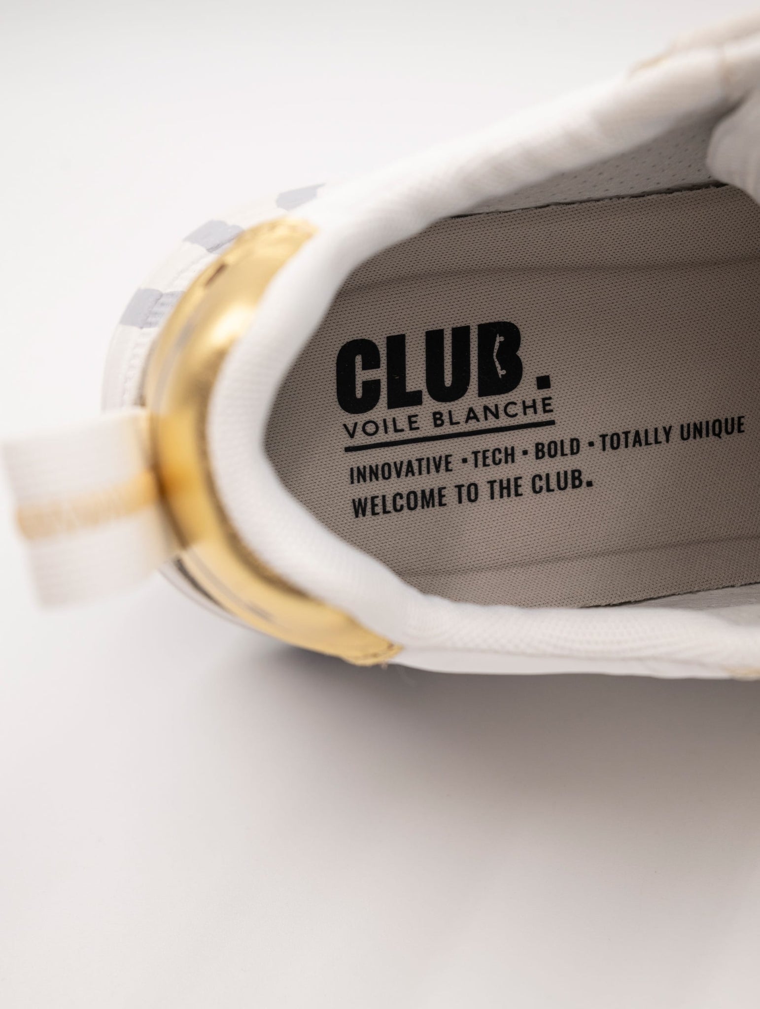 Sneakers Club105 Voile Blanche in Suede e Nylon Binaca e Platino