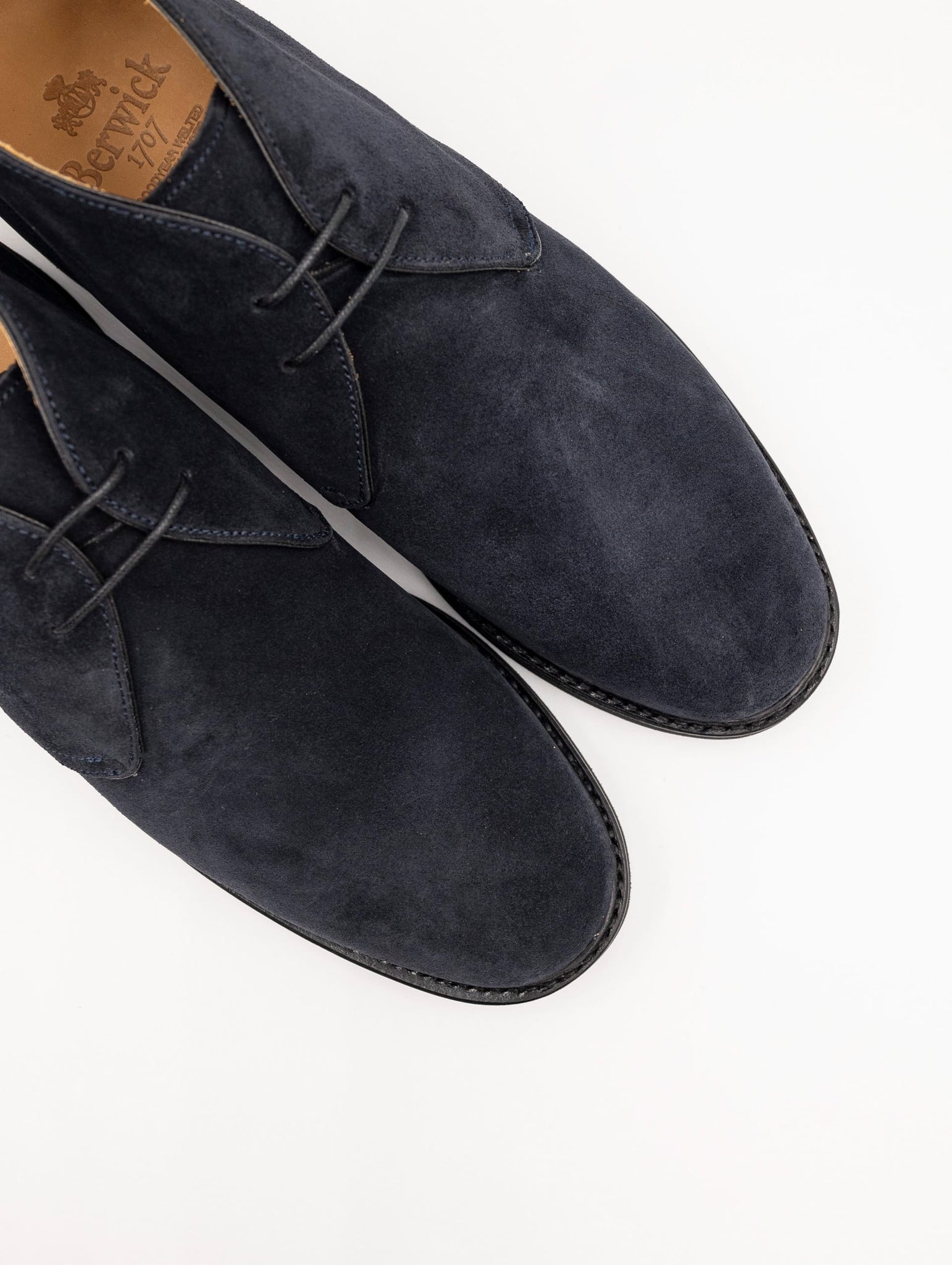 Ankle Boots Berwick 1707 in Suede Blu