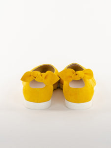 Ballerina Four Stroke Amalfi in Suede Giallo