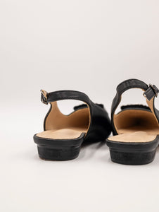 Ballerina Twenty Fourhaitch in Eco Pelle Nero