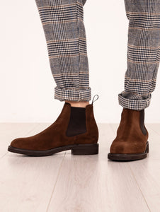 Beatles Berwick 1707 in Suede Cioccolato