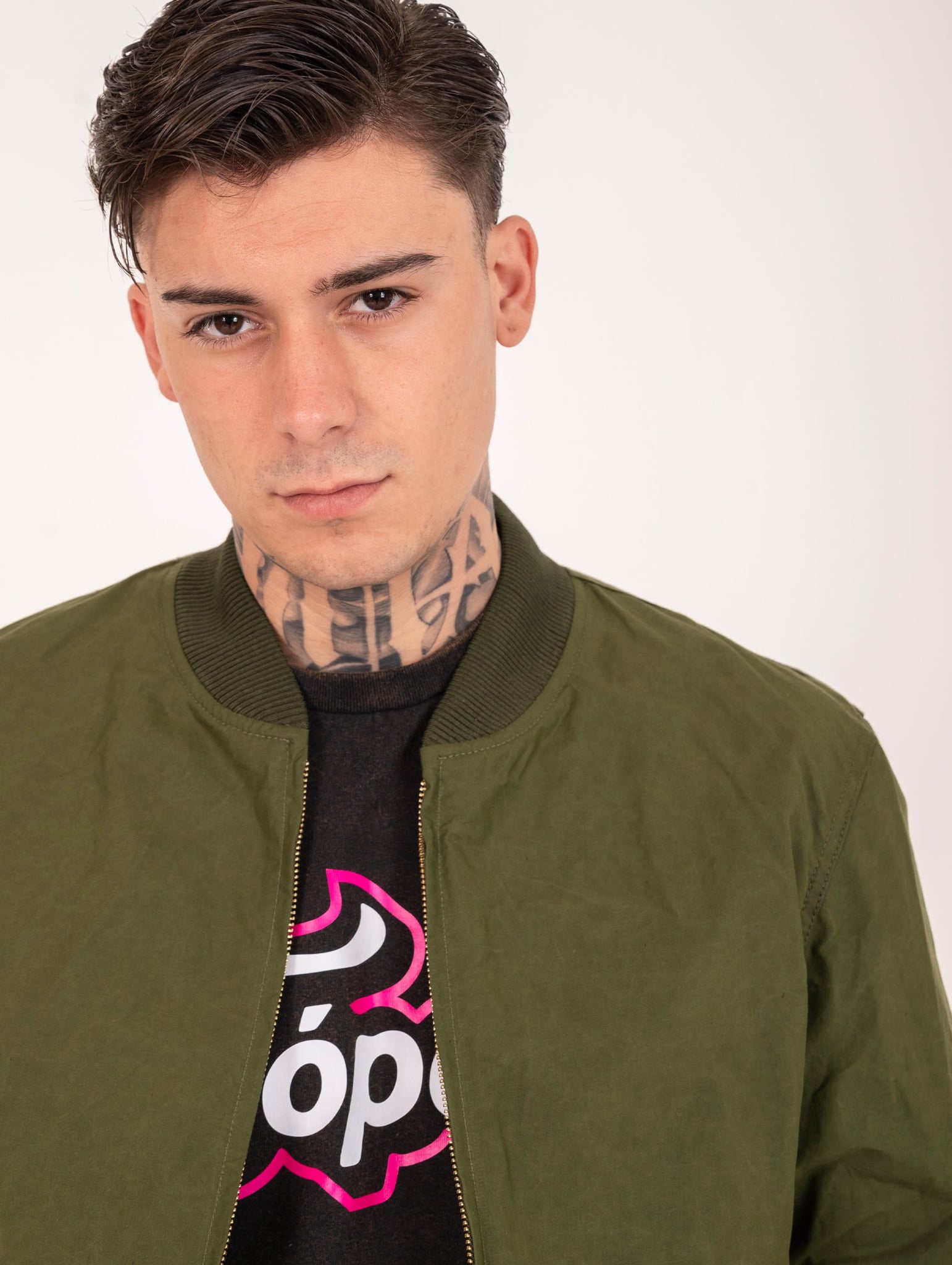 Bomber Manifattura Ceccarelli in Cotone Idrorepellente Militare