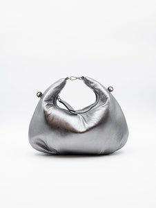 Borsa A Mano Gianni Chiarini Teen In Pelle Laminata Argento