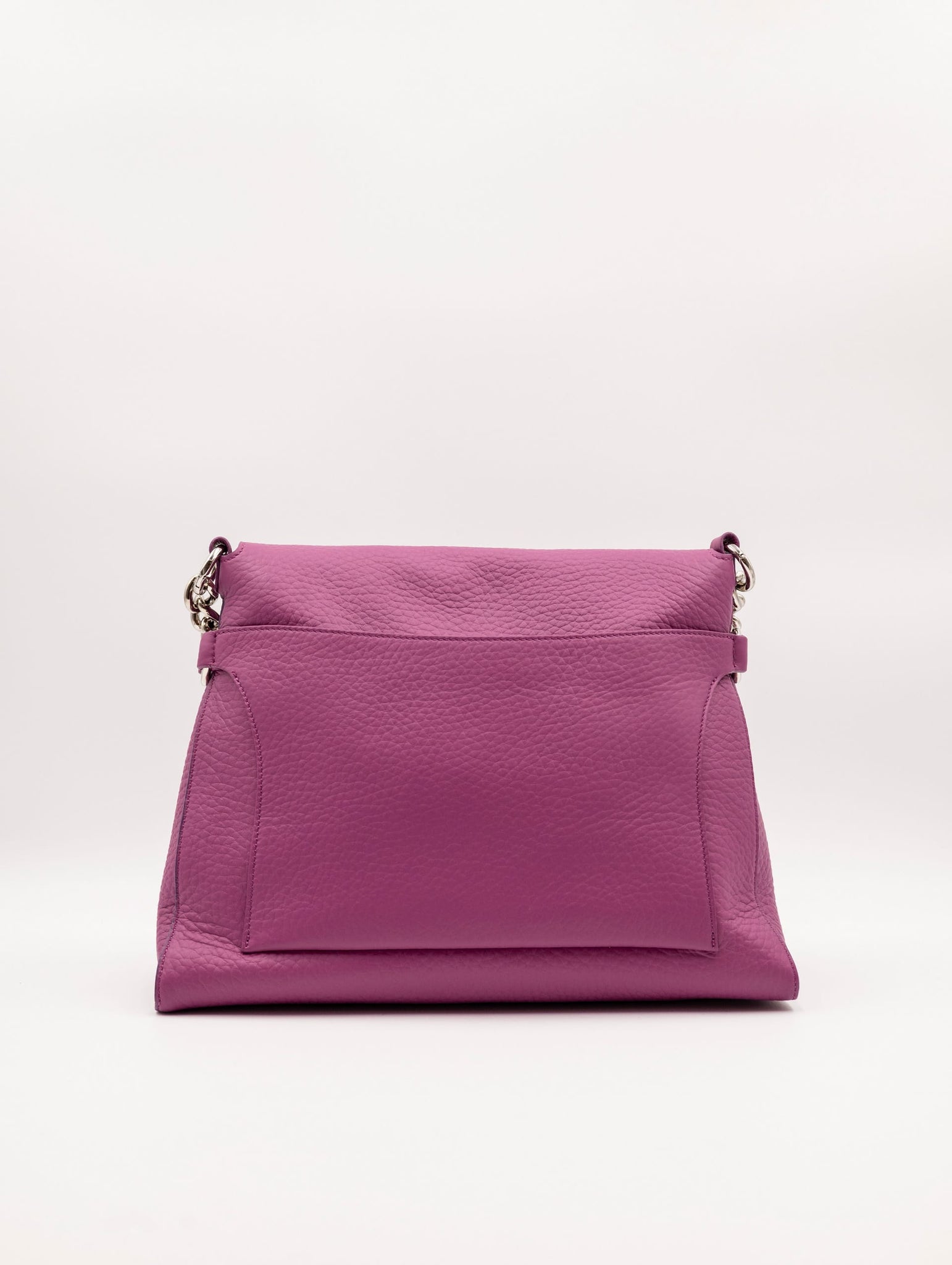 Borsa a Spalla Missy Orciani in Pelle Liscia Magenta