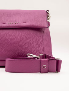 Borsa a Spalla Missy Orciani in Pelle Liscia Magenta