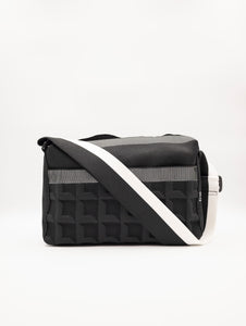 Borsa a Tracolla Fri-Yay Stitch in Maglia Nero e Bianco