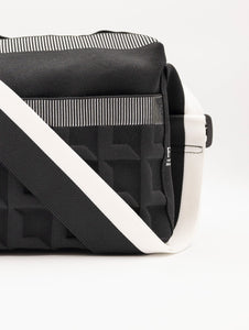 Borsa a Tracolla Fri-Yay Stitch in Maglia Nero e Bianco