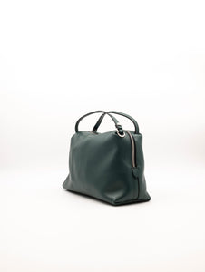 Borsa Alifa Gianni Chiarini in Pelle Martellata Verde