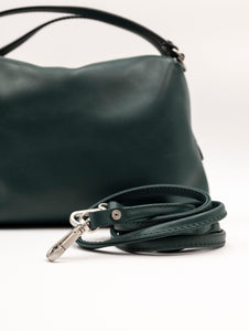 Borsa Alifa Gianni Chiarini in Pelle Martellata Verde