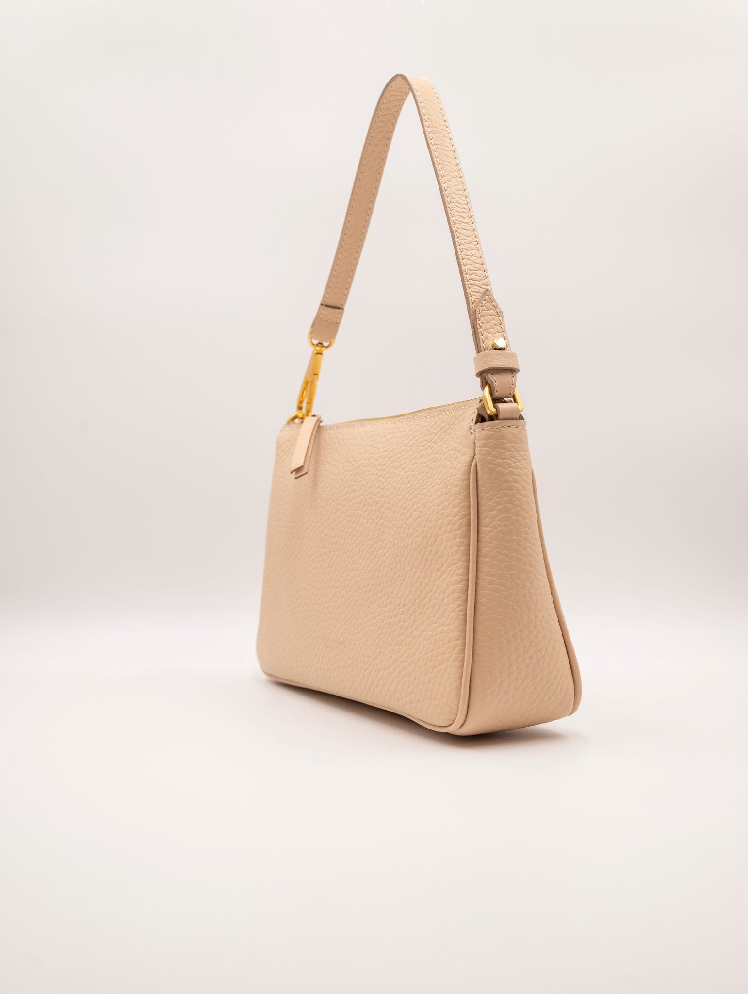 Borsa Brooke Gianni Chiarini in Pelle Martellata Crema