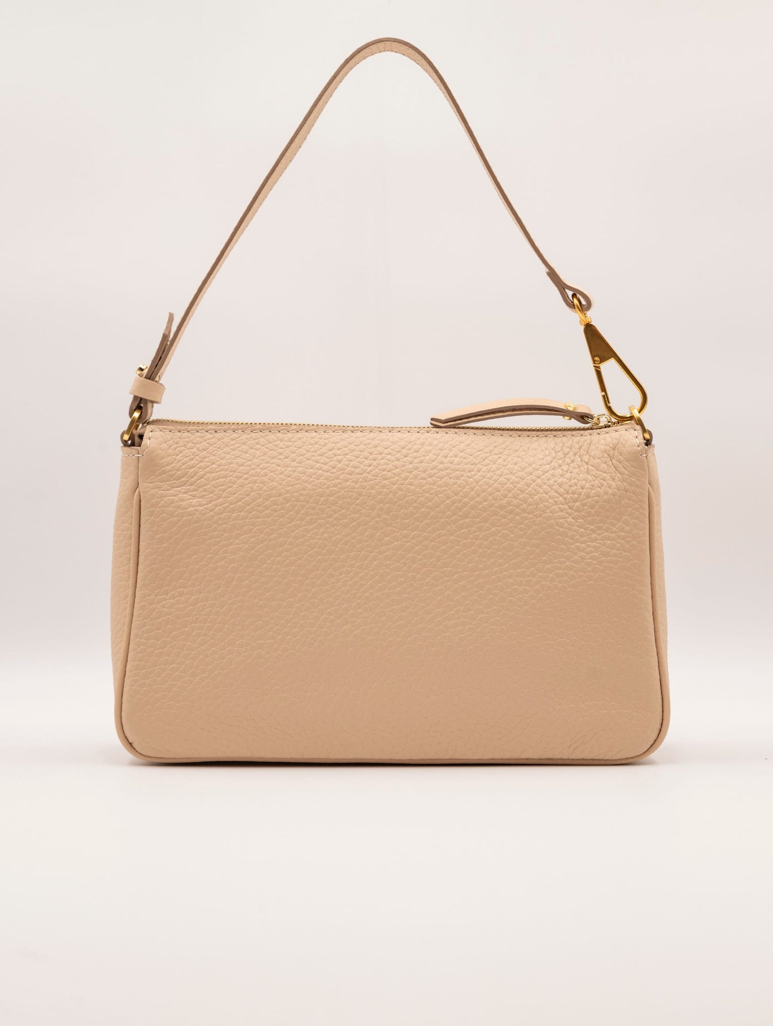 Borsa Brooke Gianni Chiarini in Pelle Martellata Crema