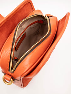 Borsa Caterina Gianni Chiarini in Suede Arancio