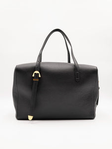 Borsa Coccinelle Gleen in Pelle Martellata Nero