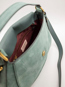 Borsa Coccinelle Sole in Suede Verde