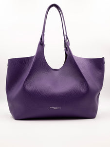 Borsa Dua Gianni Chiarini in Pelle Martellata Viola