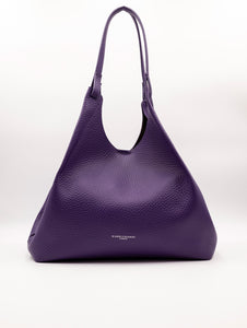 Borsa Dua Gianni Chiarini in Pelle Martellata Viola