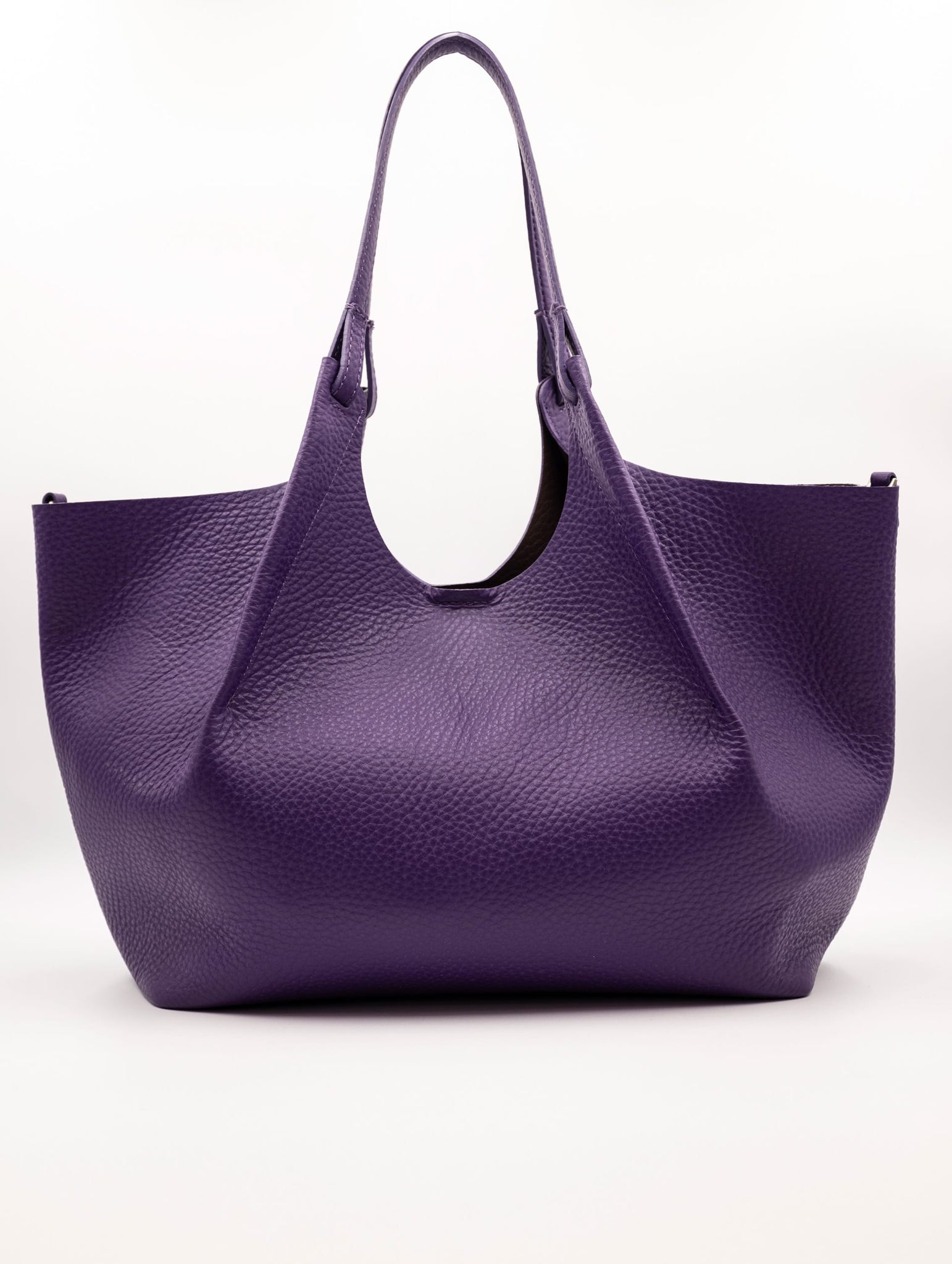 Borsa Dua Gianni Chiarini in Pelle Martellata Viola