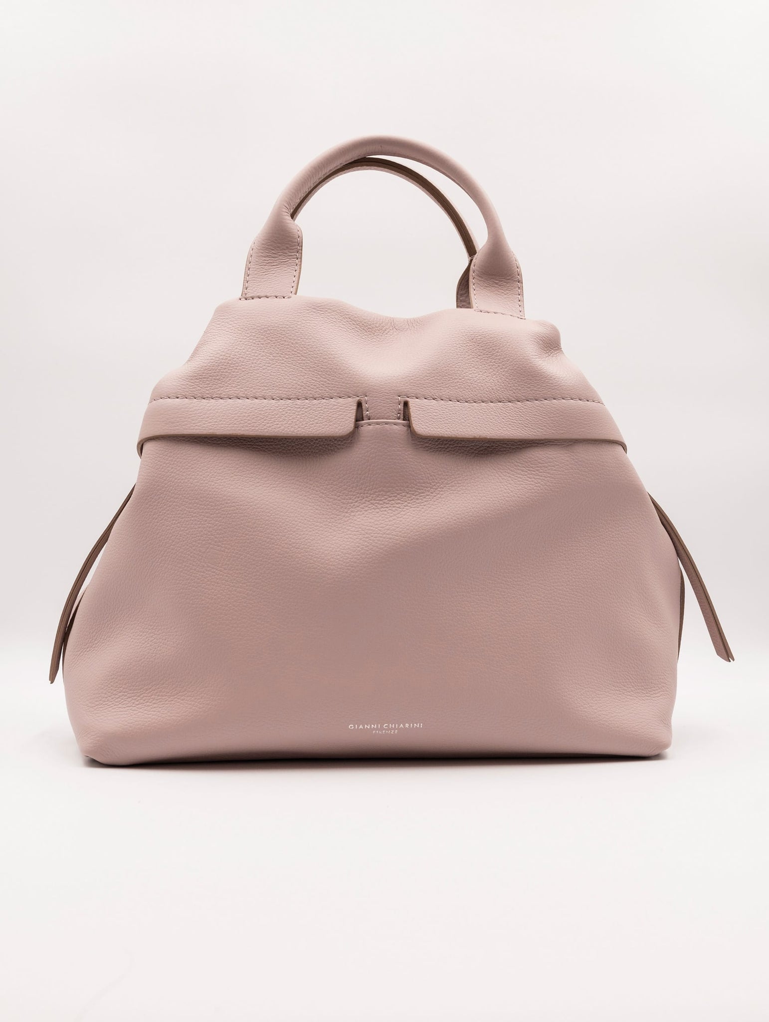 Borsa Duna Gianni Chiarini in Pelle Martellata Rosa