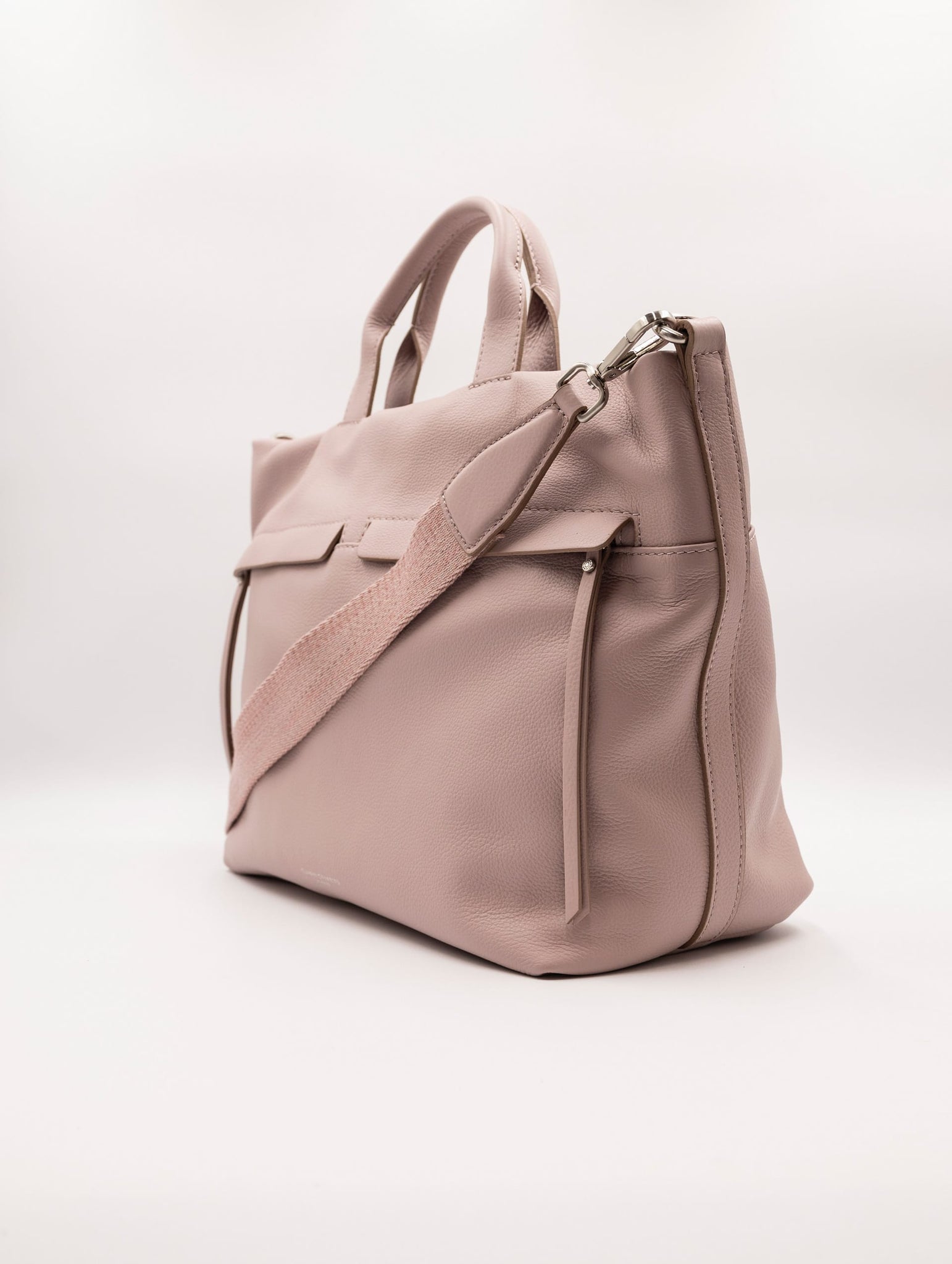 Borsa Duna Gianni Chiarini in Pelle Martellata Rosa