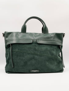 Borsa Gianni Chiarini Duna in Pelle e Suede Verde