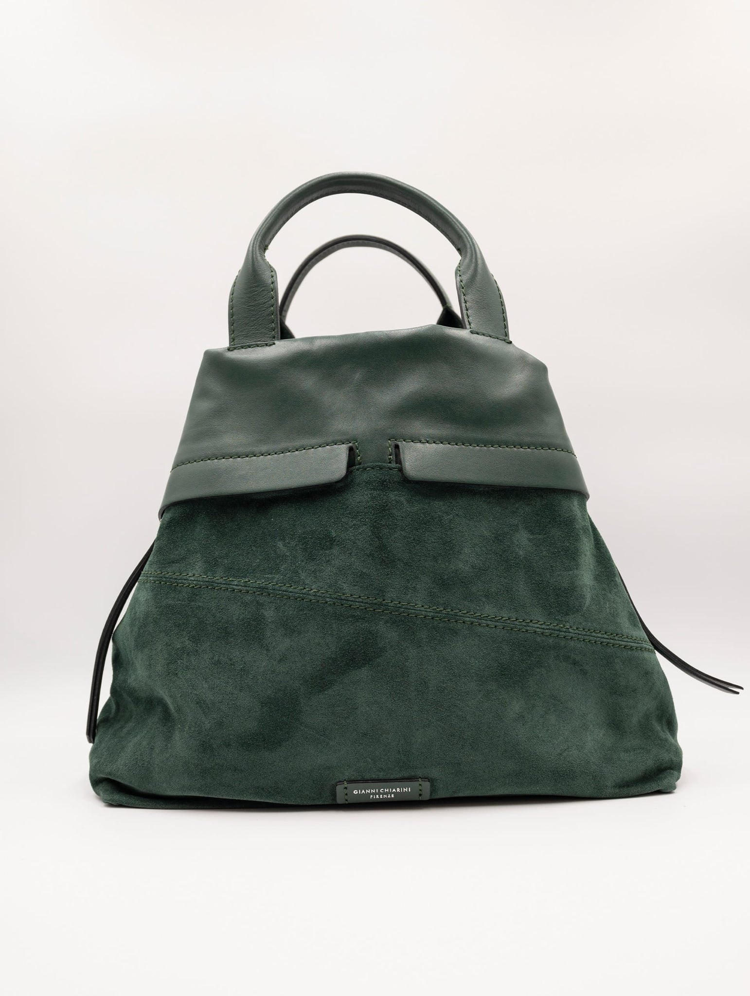 Borsa Gianni Chiarini Duna in Pelle e Suede Verde