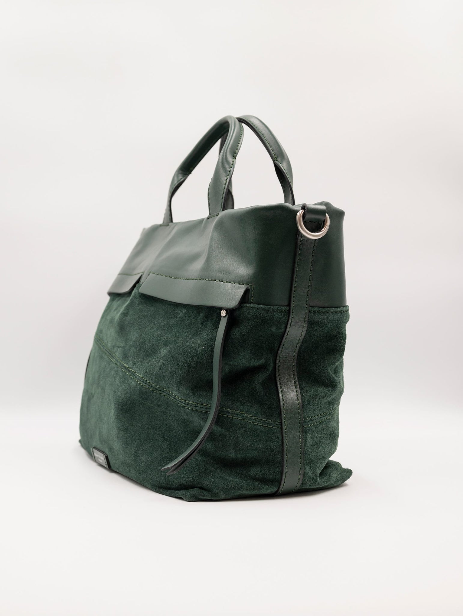 Borsa Gianni Chiarini Duna in Pelle e Suede Verde