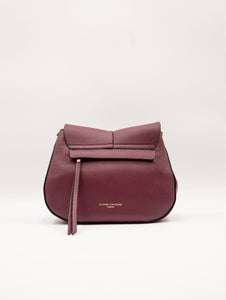 Borsa Gianni Chiarini Helena Round in Pelle Martellata Bordeaux