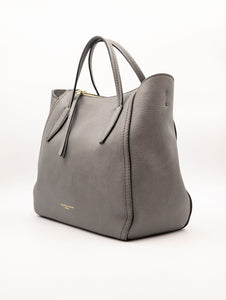 Borsa Megan Gianni Chiarini in Pelle Martellata Grigia