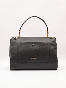 Borsa Neofirenze Soft Coccinelle in Pelle Martellata Nero