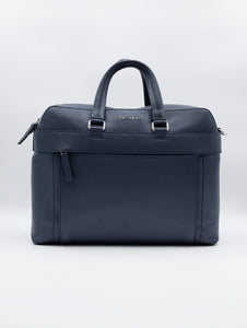 Borsa Orciani Briefcase in Pelle Navy