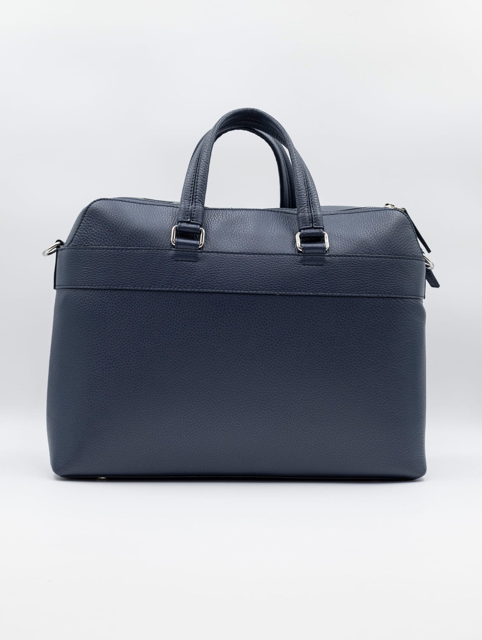 Borsa Orciani Briefcase in Pelle Navy