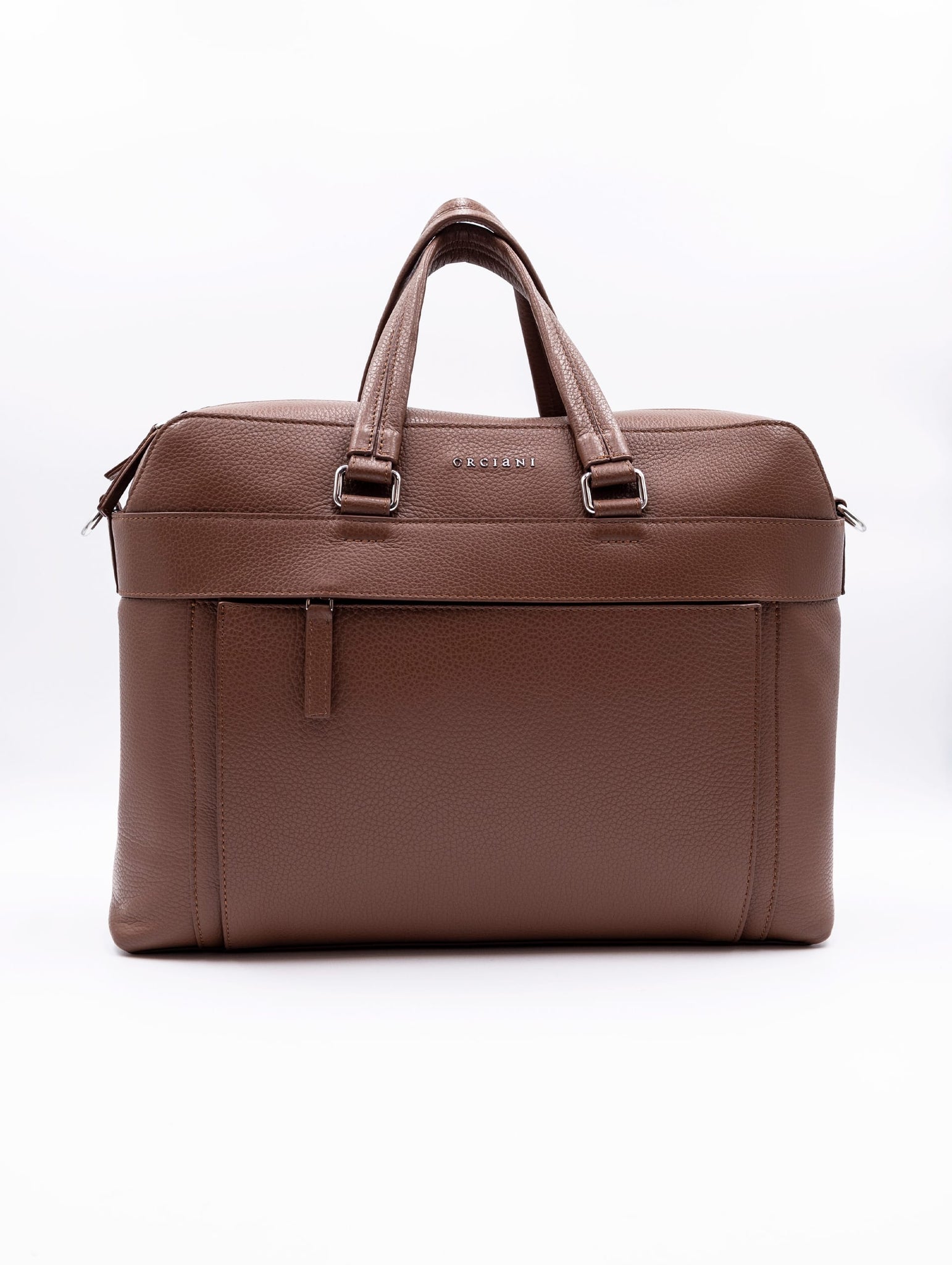 Borsa Orciani Briefcase in Pelle Sigaro