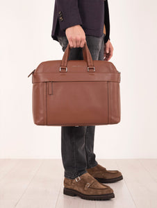 Borsa Orciani Briefcase in Pelle Sigaro