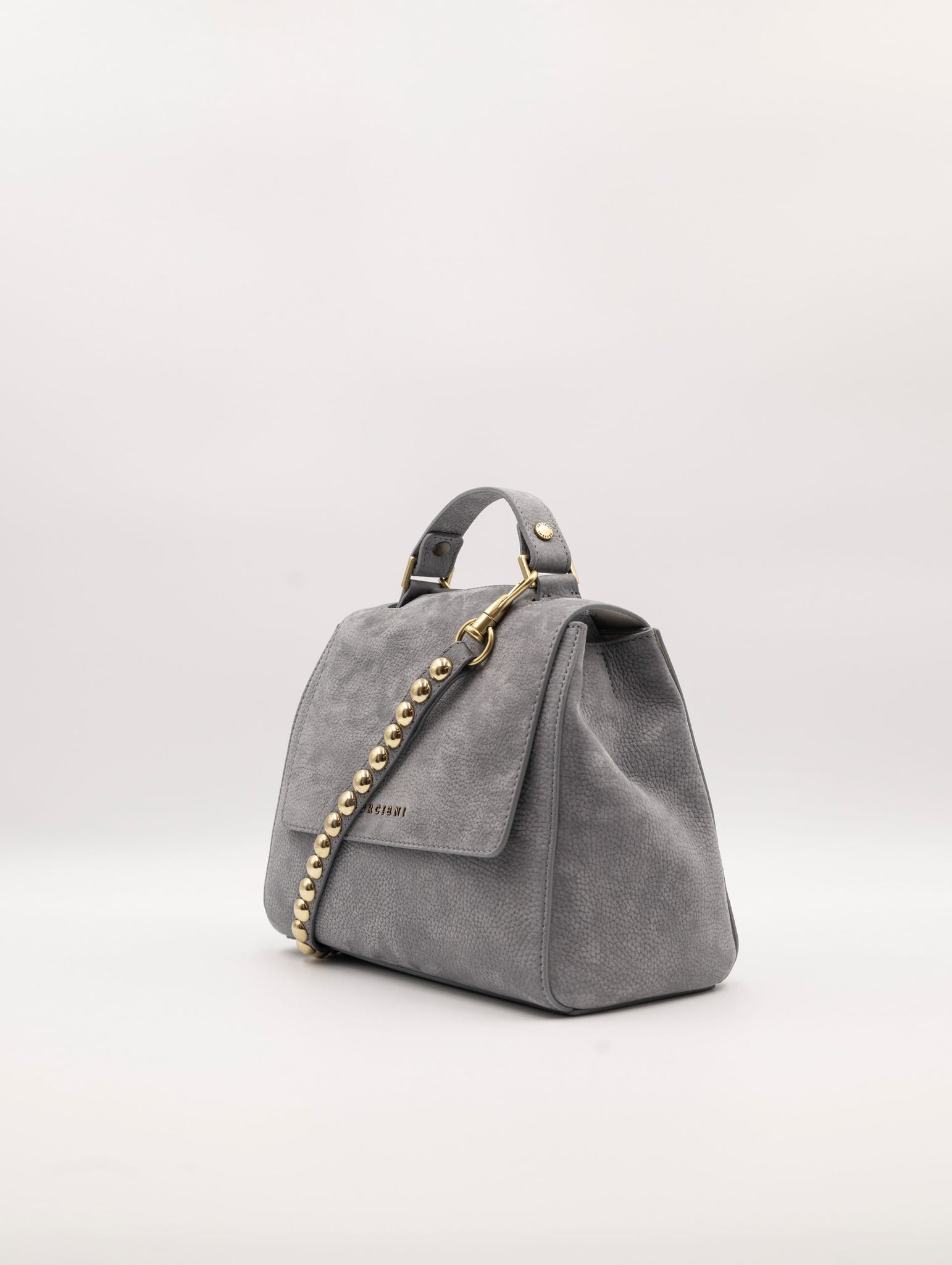 Borsa Sveva Orciani Nabucco Ball Piccola in Nabuk Grigio