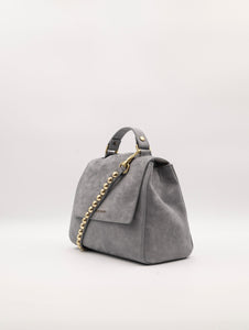 Borsa Sveva Orciani Nabucco Ball Piccola in Nabuk Grigio