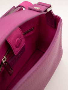 Borsa Sveva Orciani Soft Mini in Pelle Lampone