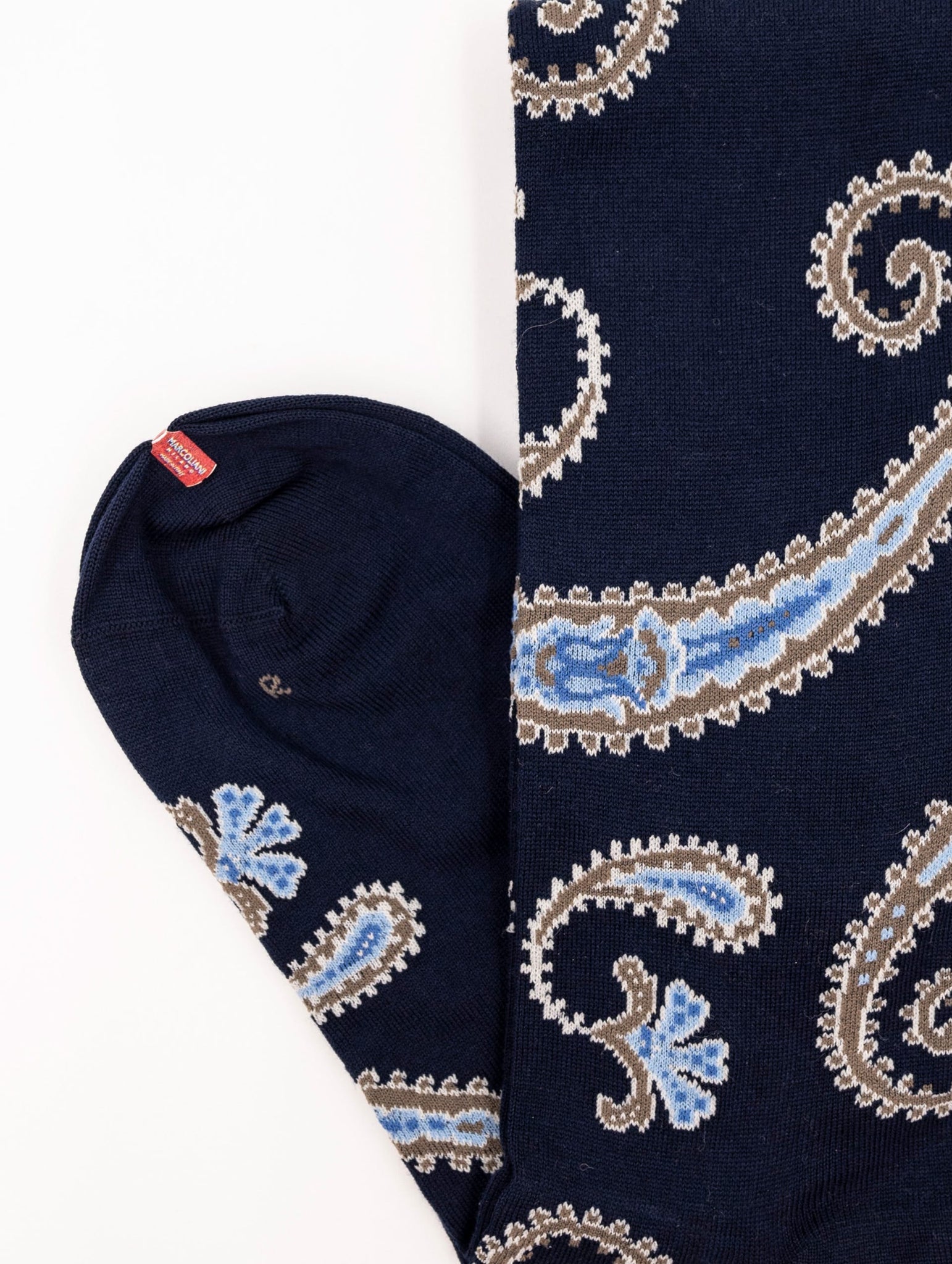 Calzini Marcoliani Milano Style in Cotone Pima Blu