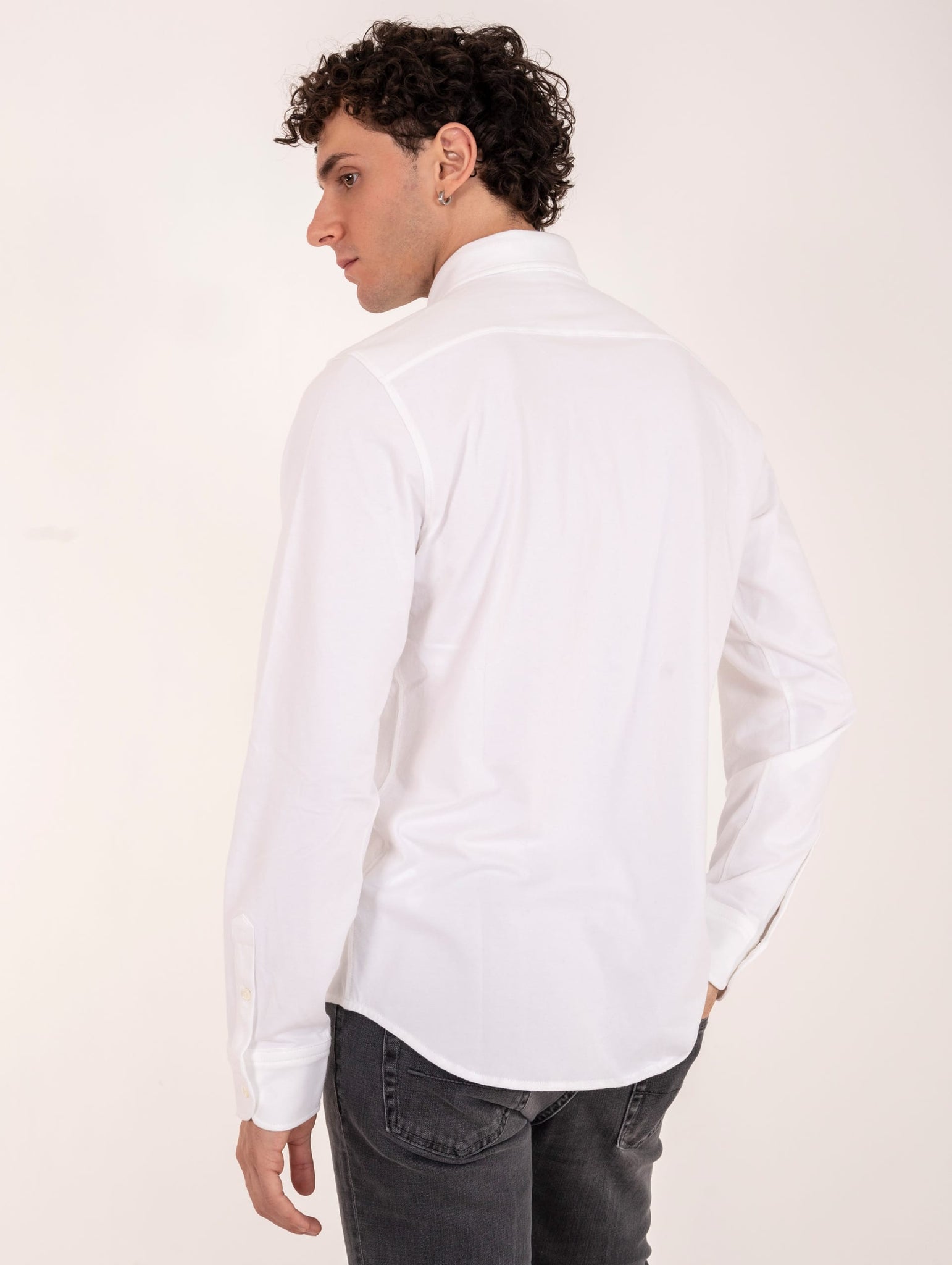 Camicia Circolo 1901 in Jersey Bianco