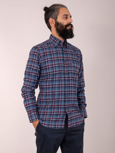 Camicia Four Stroke Button Down Check