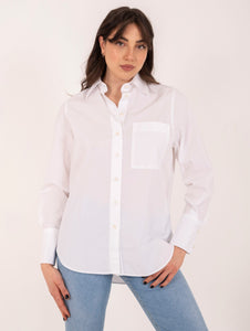 Camicia Mimi Roy Roger's in Popeline Bianca