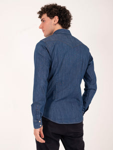 Camicia Texana Roy Roger's Denim Medio