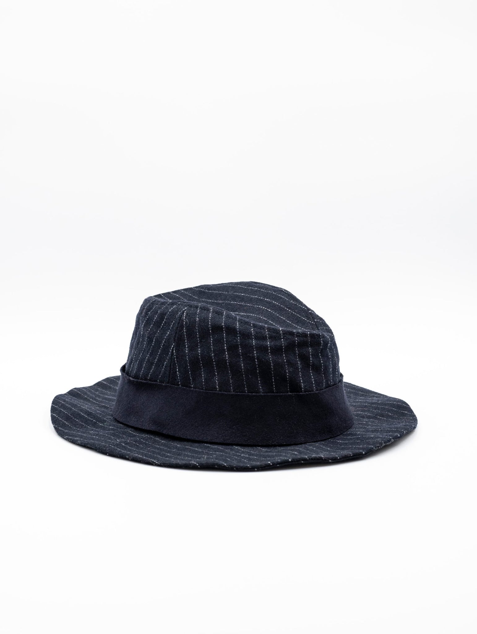 Cappello Barena in Cotone Misto Gessato Blu