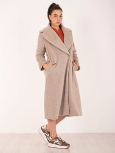 Cappotto Antonelli Firenze in Alpaca Champagne