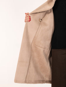 Cappotto Eco Pelliccia Leon & Loulou Sabbia