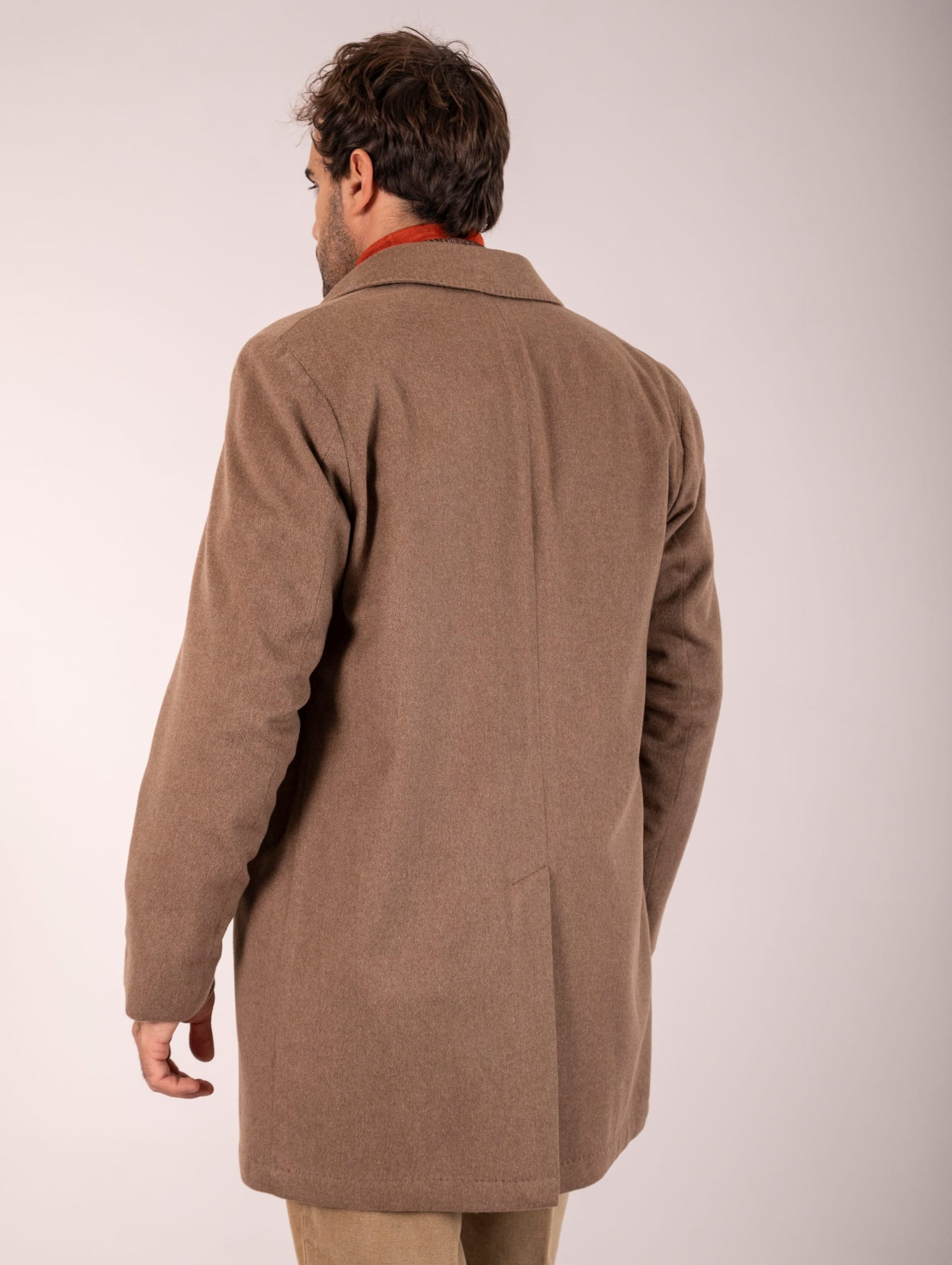 Cappotto Four Stroke Puro Cashmere Loro Piana Biscotto